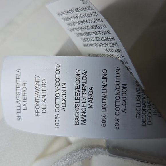 Lucky Brand 3/4 Sleeve Mixed Media Lace w/ Sheer Underlay Sweater Size Small - Picture 7 of 7